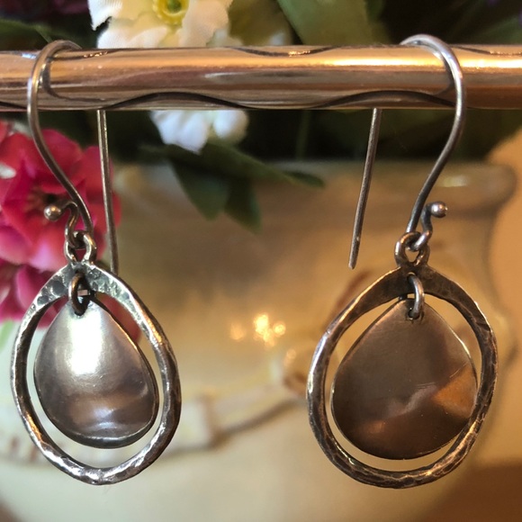 Silpada .925 Sterling Silver Disc Earrings - Picture 4 of 4